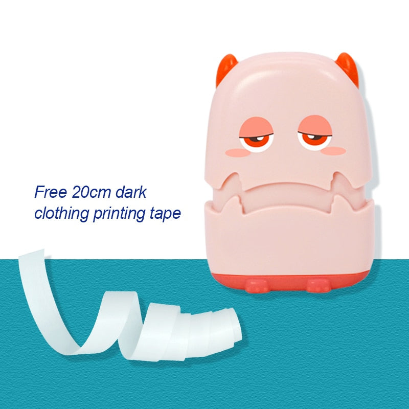 Dropping Custom-Made Baby Name Stamp DIY For Children Name Seal Student Clothes Not Easy To Fade Security Name Cute Stamp