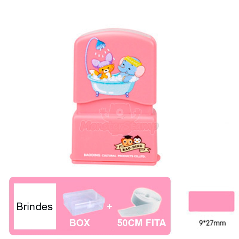 Dropping Custom-Made Baby Name Stamp DIY For Children Name Seal Student Clothes Not Easy To Fade Security Name Cute Stamp