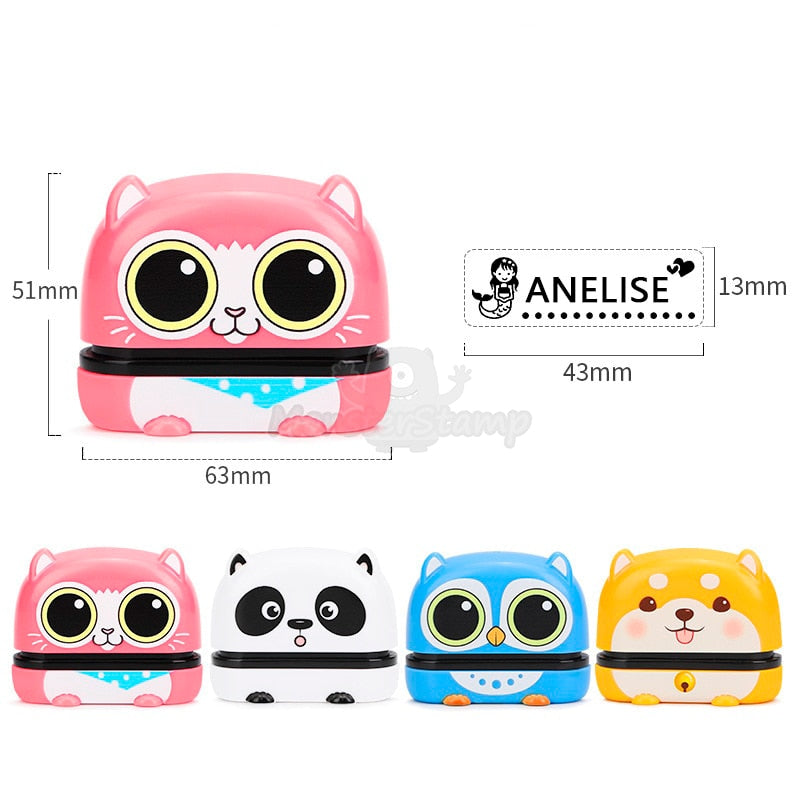 Dropping Custom-Made Baby Name Stamp DIY For Children Name Seal Student Clothes Not Easy To Fade Security Name Cute Stamp