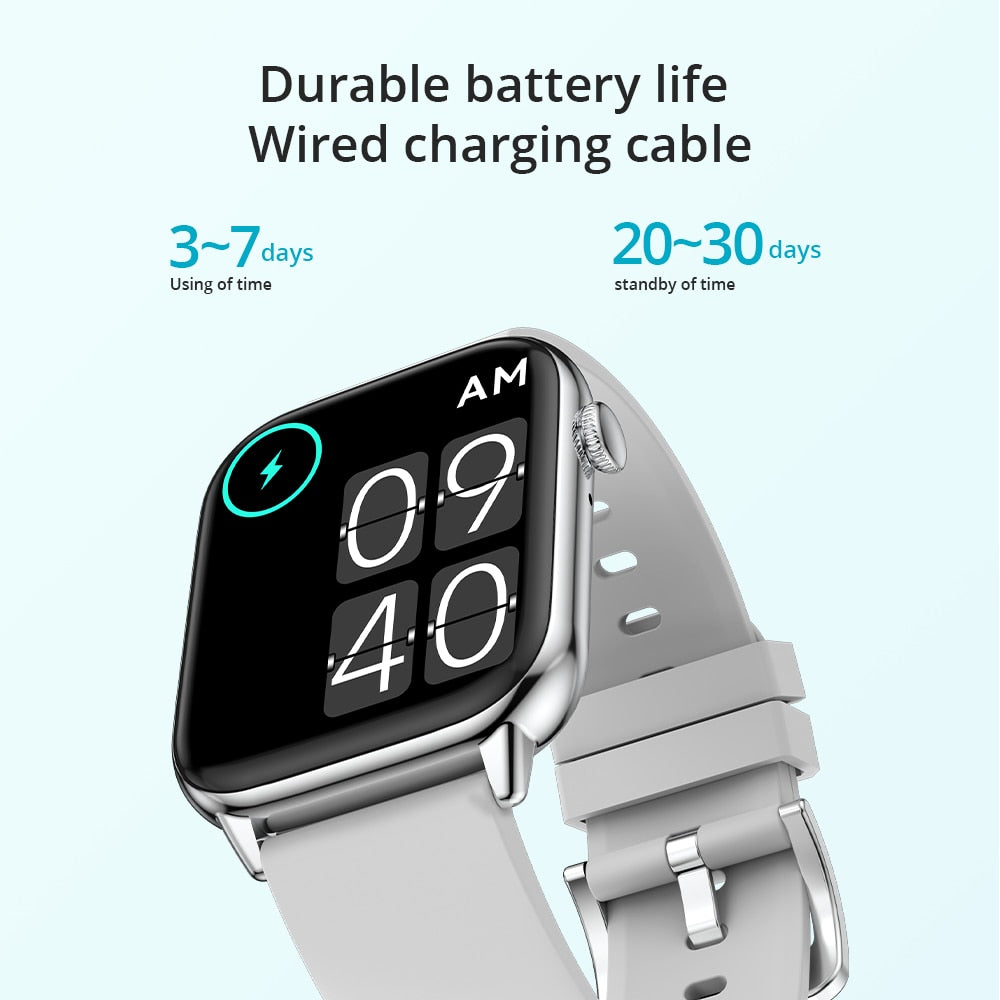 COLMI C60 Smartwatch 1.9 inch Full Screen Bluetooth Calling Heart Rate Sleep Monitor 100 Sport Models Smart Watch For Men Women