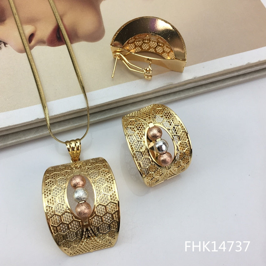 Yuminglai Unique Pendant with Earrings for Women Everyday Use Jewelry fhk14736