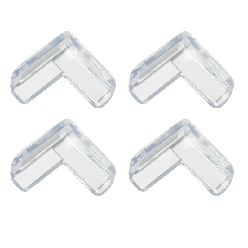 4Pcs Child Baby Safety Silicone Protector Table Corner Edge Protection Cover Children Anticollision Edge & Guards