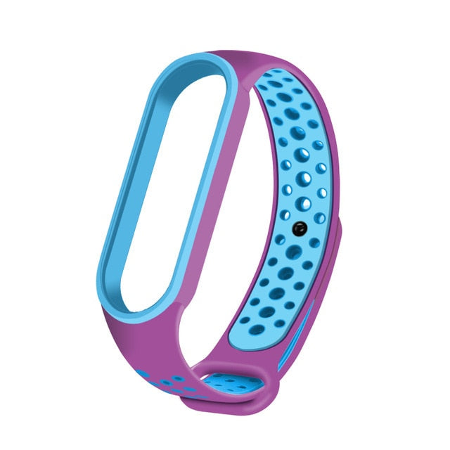 Straps for Xiaomi Mi Band 3 4 Silicone Material Replacement Bracelet Silicone Strap for Xiaomi Mi Band 5 Smart Watch Accessories