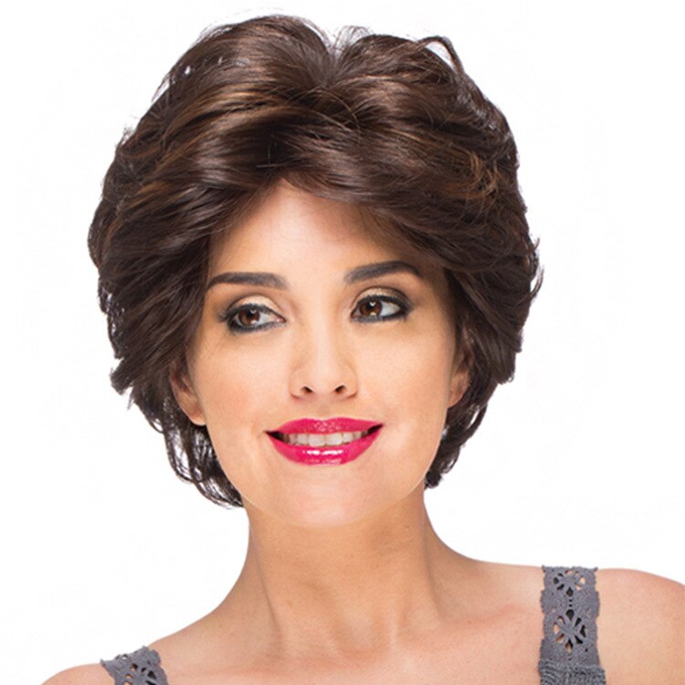 WHIMSICAL W Synthetic Women's High Quality Short Wig Natural Hair Curly Full Wig Thick Wigs For Everyday