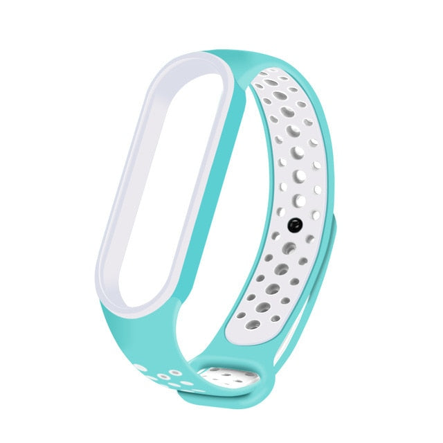 Straps for Xiaomi Mi Band 3 4 Silicone Material Replacement Bracelet Silicone Strap for Xiaomi Mi Band 5 Smart Watch Accessories