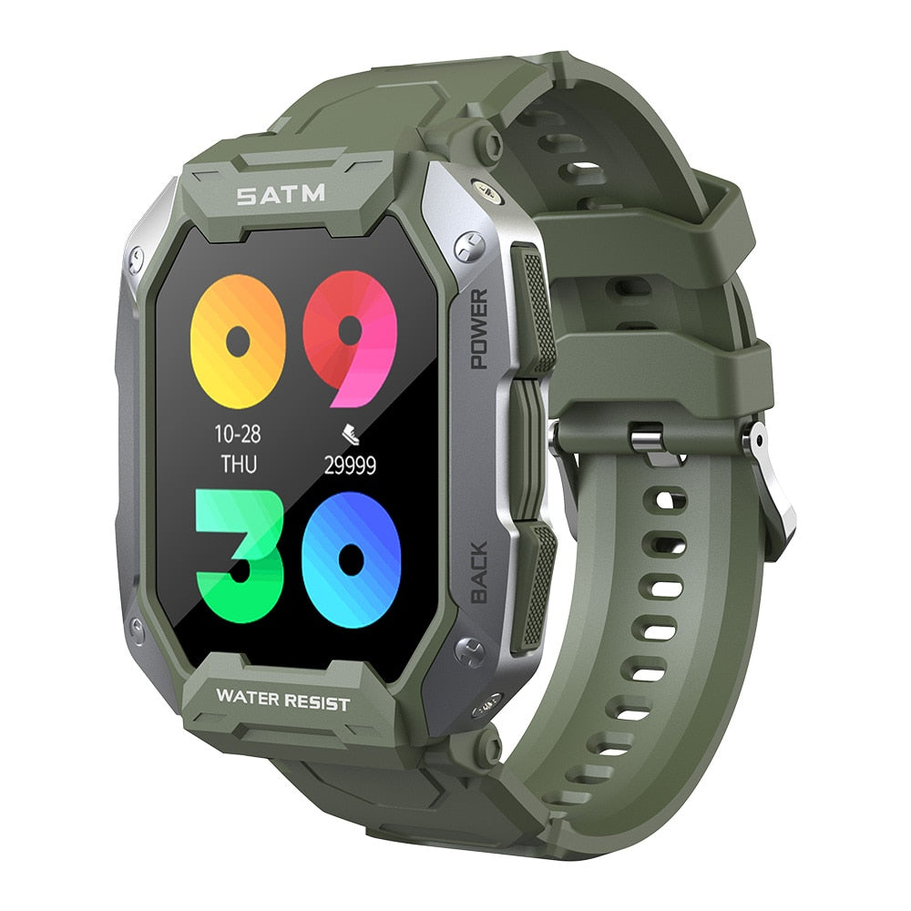 SKMEI 1.71 inch Smart Watch Men Pedometer Swimming Sports Fitness Tracker IP68 Waterproof Bluetooth SmartWatch for Android ios
