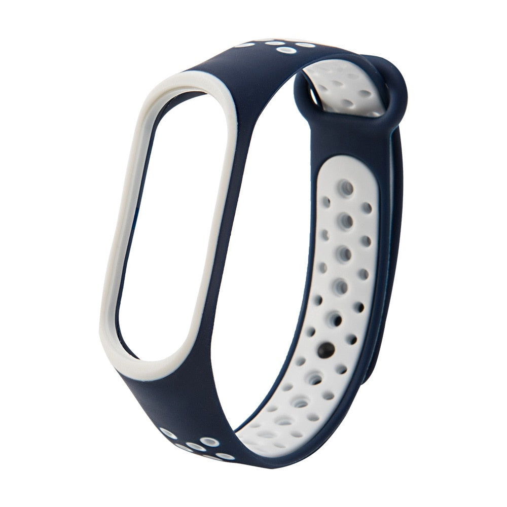 Straps for Xiaomi Mi Band 3 4 Silicone Material Replacement Bracelet Silicone Strap for Xiaomi Mi Band 5 Smart Watch Accessories