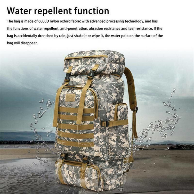 Mochila 50l-80L Large Capacity Tactical Backpack Comfortable Hiking Trekking Fishing Camping Hunting Bag Outdoor Climbing Bag