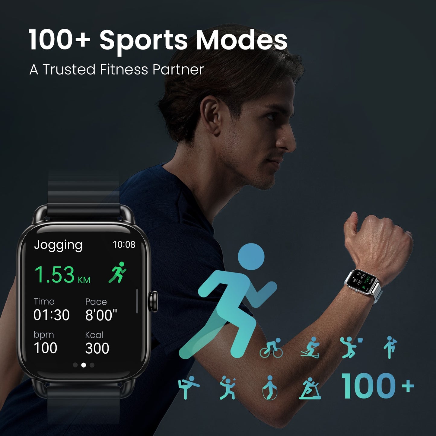 HAYLOU RS4 Plus Smartwatch 1.78'' AMOLED Display 105 Sports Modes 10-day Battery Life Smart Watch for Men Smart Watch for Women