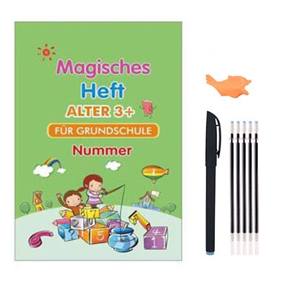 Free Shipping SANK Copybooks Pen Magic Copy Book Free Wiping Children's Kids Writing Sticker Practice Copybook For Calligraphy