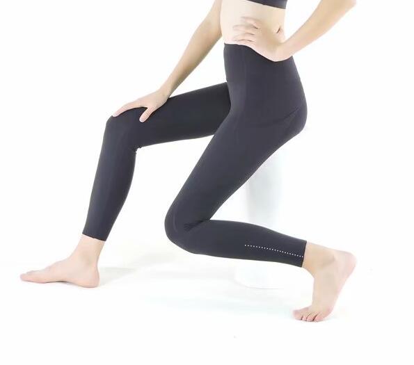 2022 Workout Gym Sport Suits Women Pocket High Waist Sports Tight Leggings 4-way Stretch Fabric 7/8 pant size XS-XL