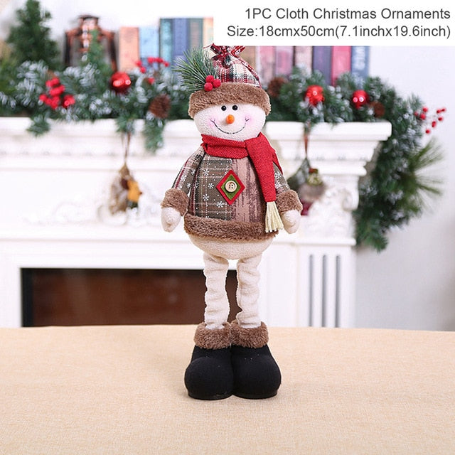 Christmas Doll Ornaments Merry Christmas Decorations For Home Table Decor Xmas Gift 2023 Navidad Happy New Year Decor 2023 Noel