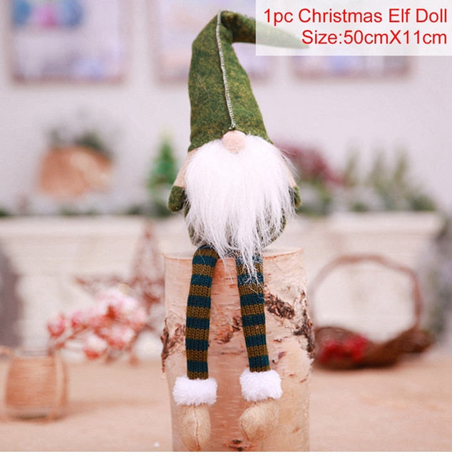 Christmas Doll Ornaments Merry Christmas Decorations For Home Table Decor Xmas Gift 2023 Navidad Happy New Year Decor 2023 Noel