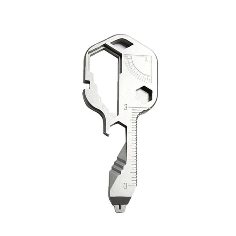 24 In 1 Stainless Steel Multifunction Mini Key Chain Outdoor Portable Tools Creative Bottle Opener Wrench For Gifts Wholesale