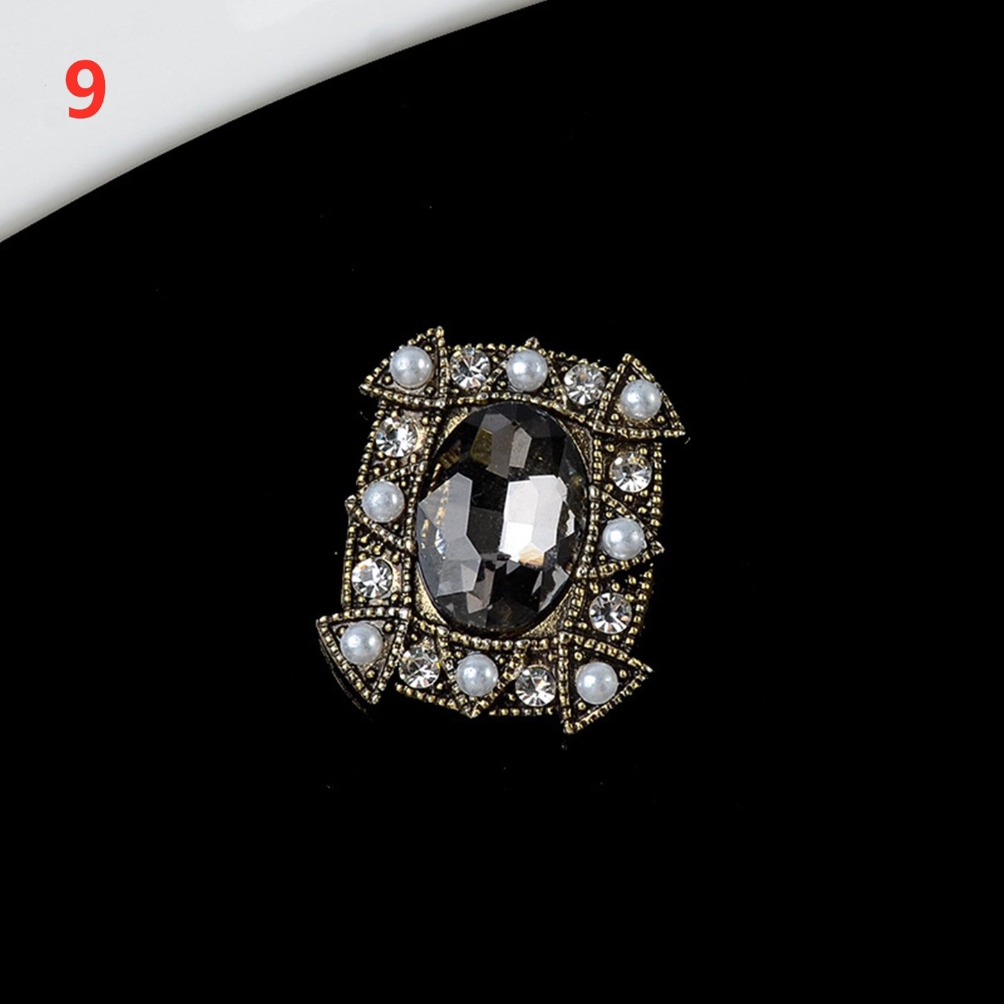 5pcs/lot diamond-studded pearl love alloy pendant earrings ear hooks earrings necklace DIY jewelry accessories