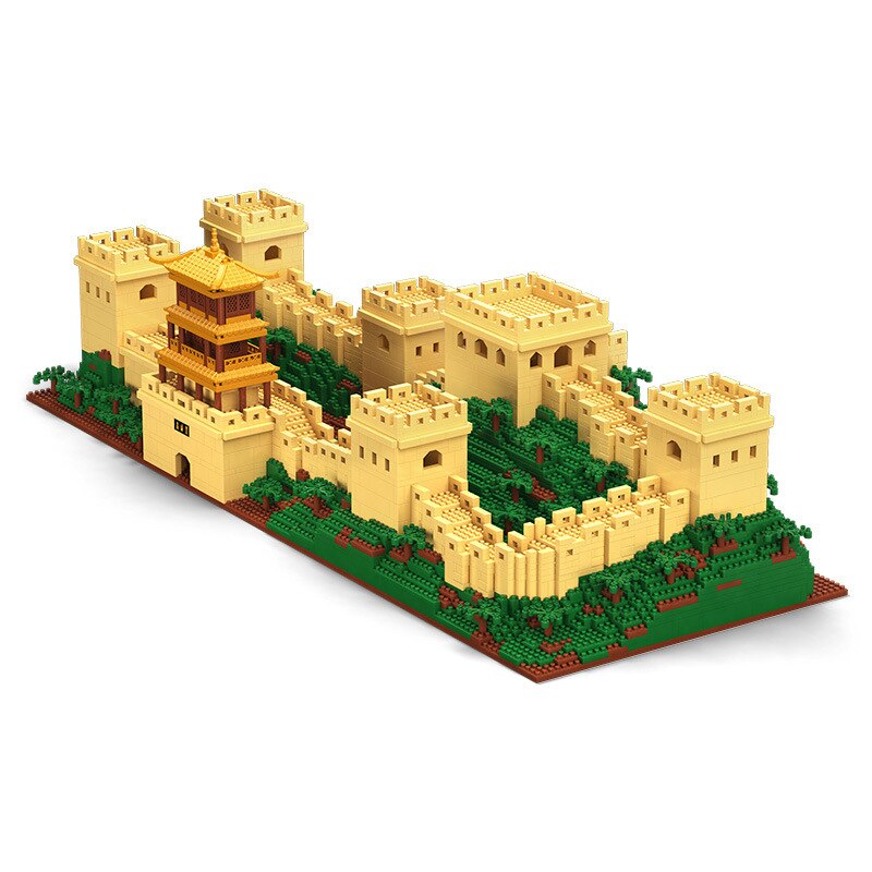 Famous Ancient Chinese Architecture mini diamond Blocks Model The tower Building Blocks Educational Kids Toys Bricks Gifts