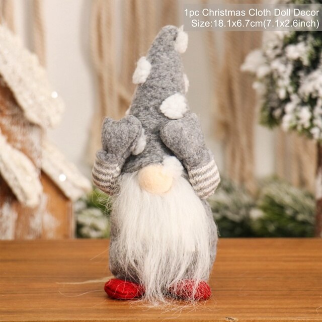 Christmas Doll Ornaments Merry Christmas Decorations For Home Table Decor Xmas Gift 2023 Navidad Happy New Year Decor 2023 Noel