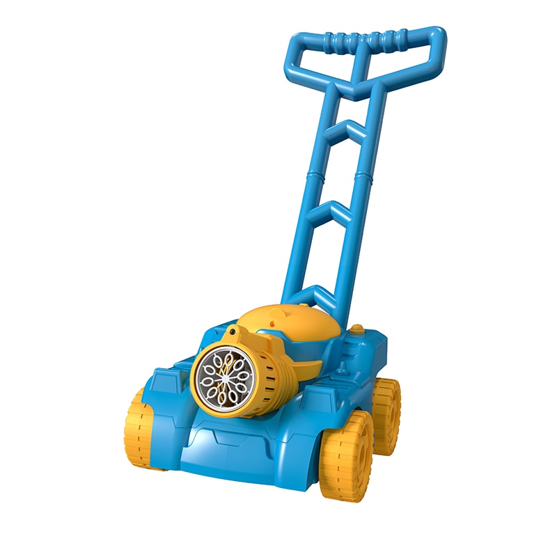Automatic Lawn Mower Bubble Machine Weeder Soap Maker Blower Baby Activity Walker for Outdoor Kids Toys For Children Gift Boys