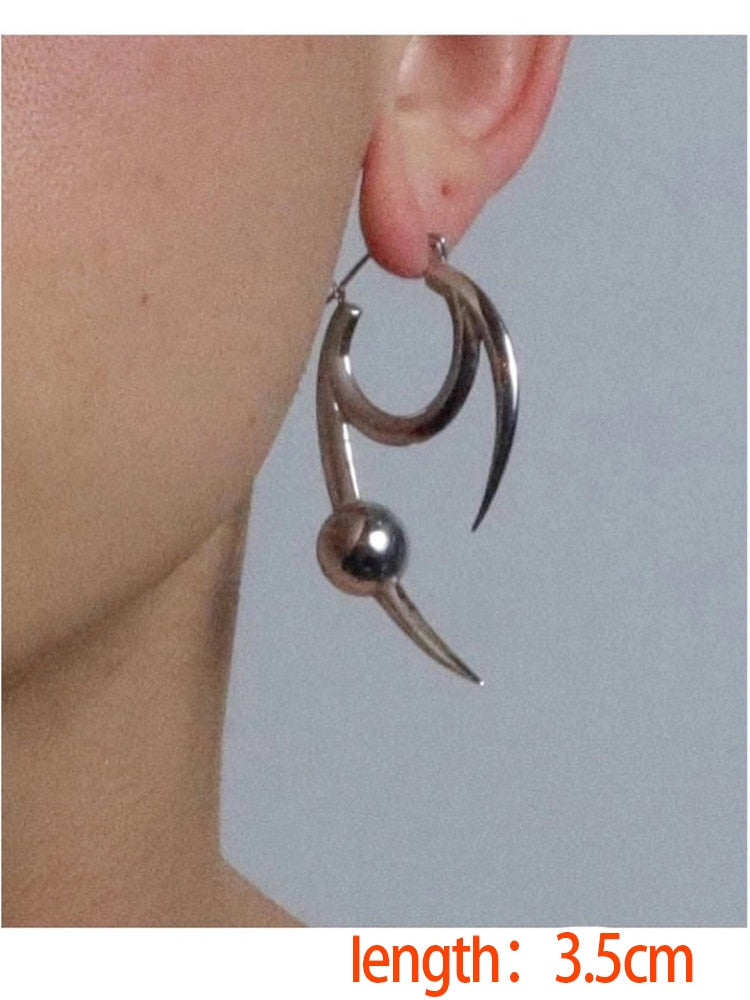 2022 New Punk Drop Earrings Y2K Fashion Gothic Personality Darts Pendant Earring for Women Men Girls Female Ear Jewelry
