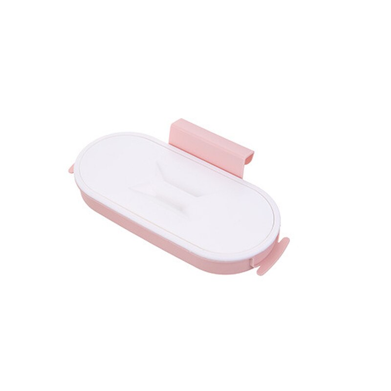 Garbage Bag Holder Kitchen Cabinet Door Basket Hanging Trash Can Waste Bin Garbage Rack Tool Storage Holder Kitchen Organizer