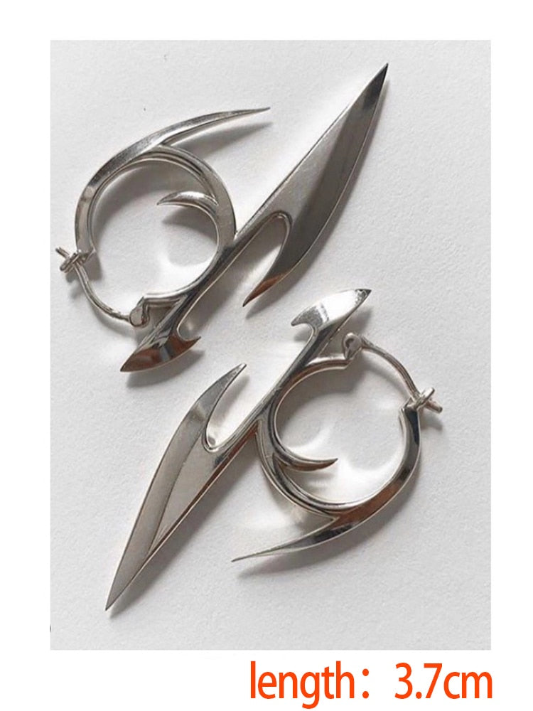 2022 New Punk Drop Earrings Y2K Fashion Gothic Personality Darts Pendant Earring for Women Men Girls Female Ear Jewelry