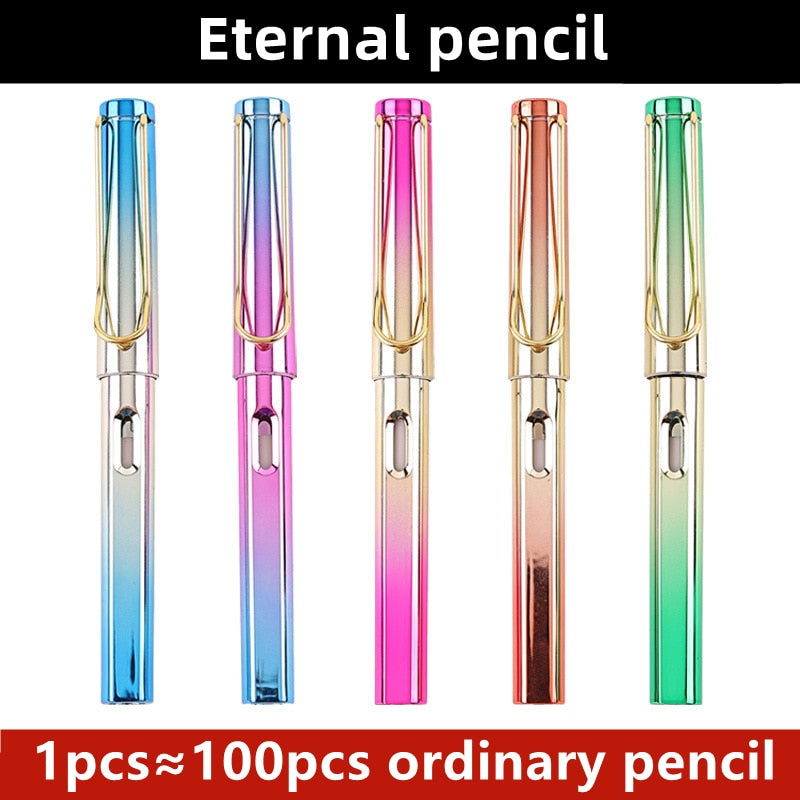 New Technology Colorful Unlimited Writing Eternal Pencil No Ink Pen Magic Pencils Painting Supplies Novelty Gifts Stationery