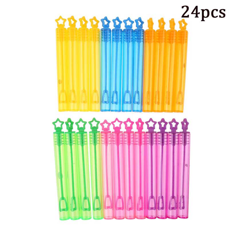 48/60/100pcs Funny Children Outdoor Soap Bubble Bottles Toys Home Wedding Decor Kids Toys Handmade Bubble Machine