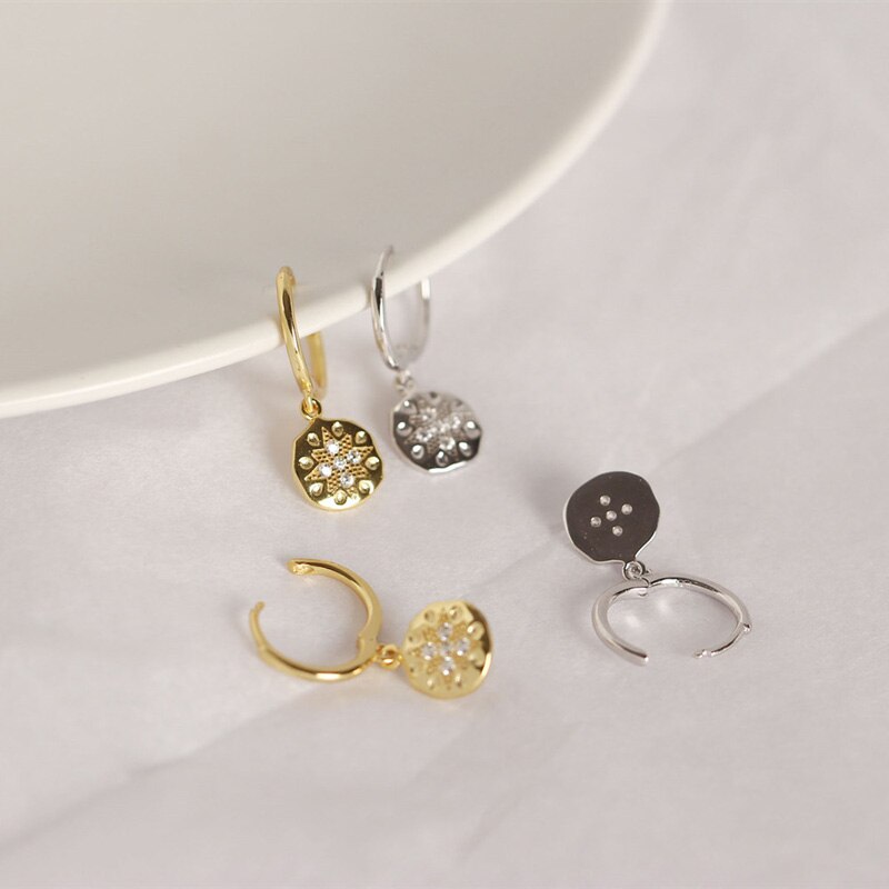 Fashion Hanging earrings Zircon Lightning Short Pendant Drop Ear Ring Ear Bone Sweet Trend Female Jewelry Hoop Earring for Women