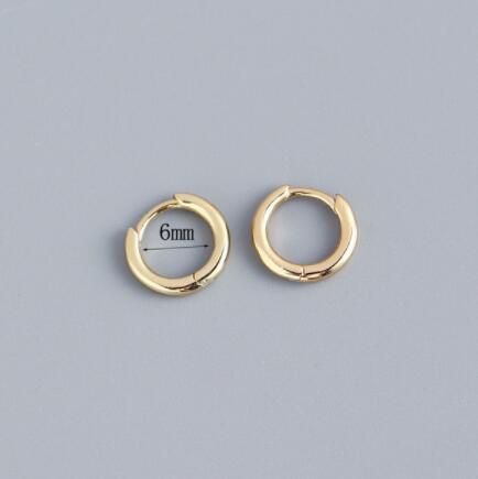 New Stainless Steel Cubic Zirconia Link Chain Ear Studs Earrings For Women Triangle Pendant Cartilage Earrings Piercing Jewelry
