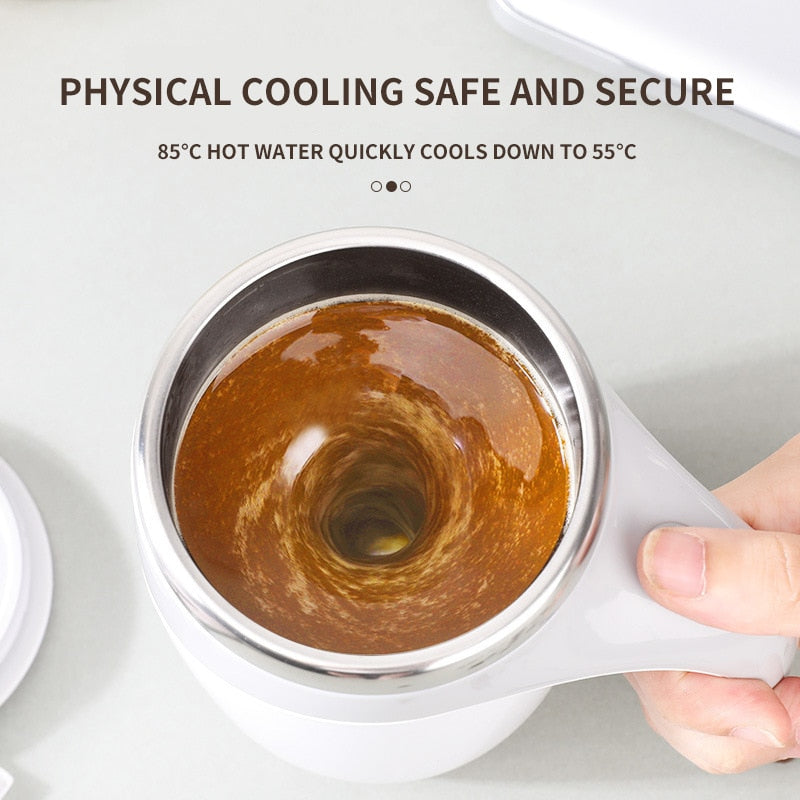 Rechargeable model automatic stirring cup coffee cup high value electric stirring cup lazy milkshake rotating magnetic water cup