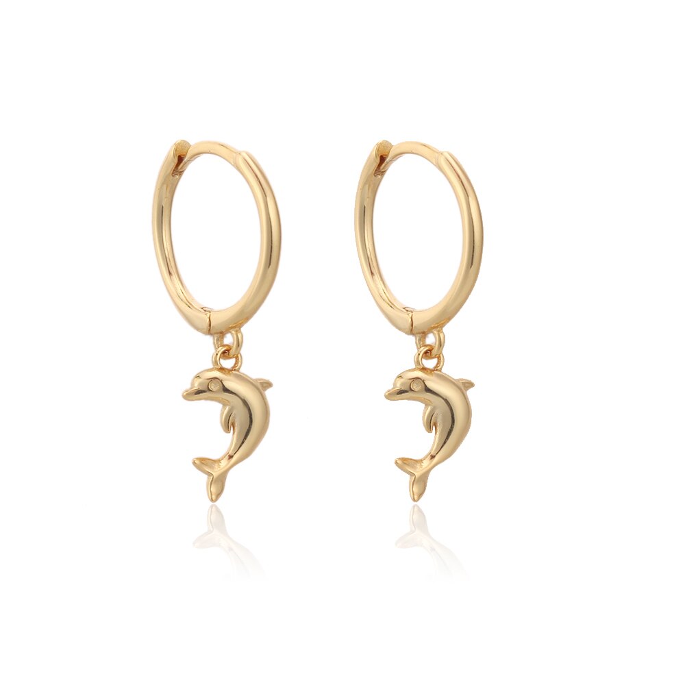 Fashion Hanging earrings Zircon Lightning Short Pendant Drop Ear Ring Ear Bone Sweet Trend Female Jewelry Hoop Earring for Women