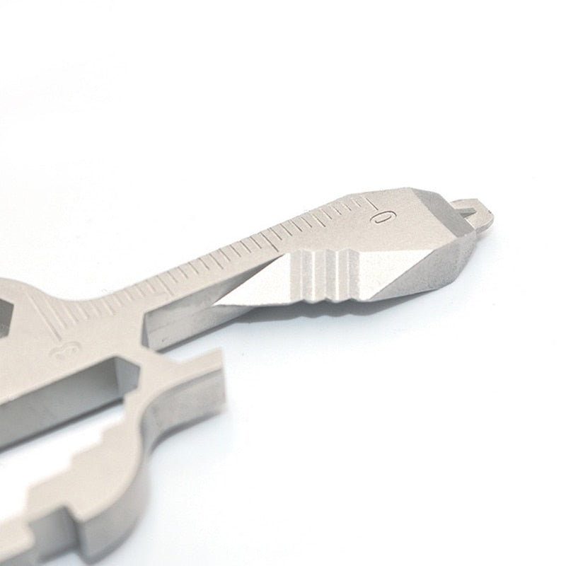 24 In 1 Stainless Steel Multifunction Mini Key Chain Outdoor Portable Tools Creative Bottle Opener Wrench For Gifts Wholesale