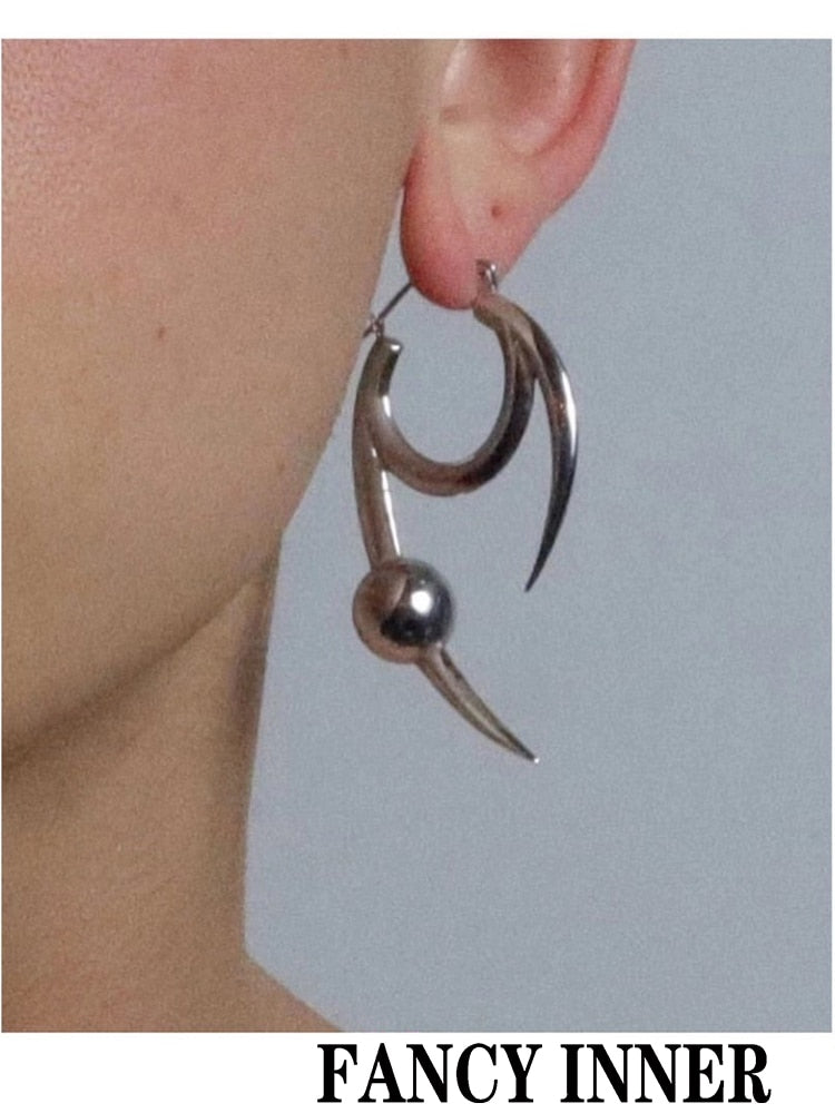 2022 New Punk Drop Earrings Y2K Fashion Gothic Personality Darts Pendant Earring for Women Men Girls Female Ear Jewelry