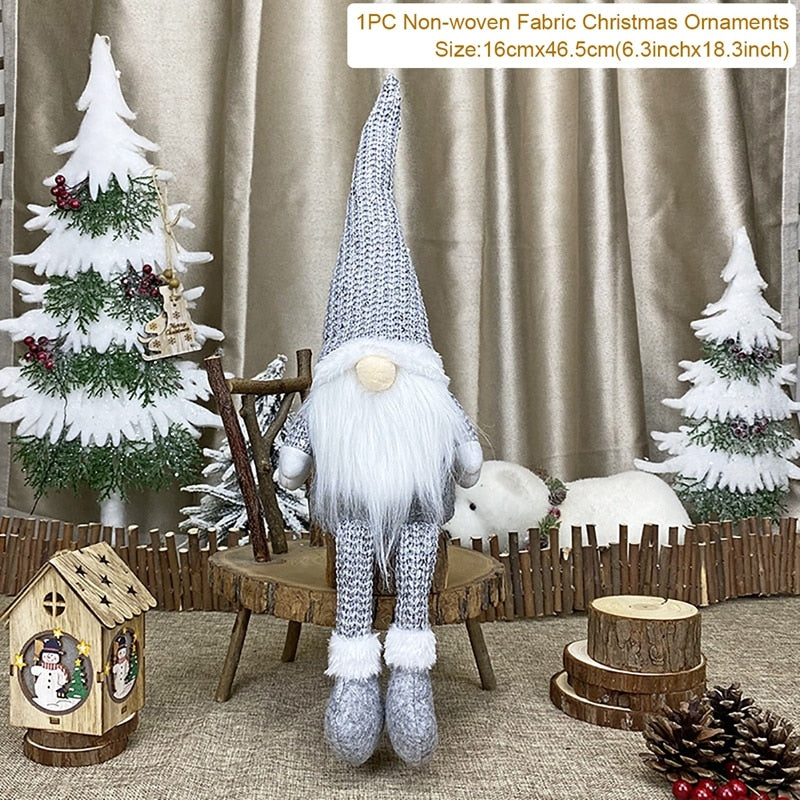 Christmas Doll Ornaments Merry Christmas Decorations For Home Table Decor Xmas Gift 2023 Navidad Happy New Year Decor 2023 Noel