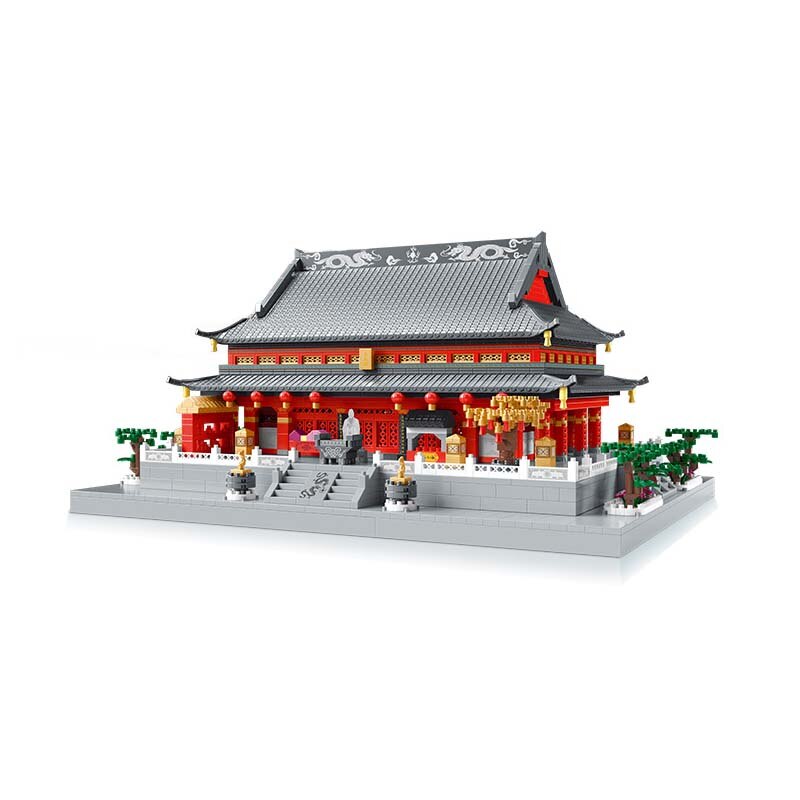 Famous Ancient Chinese Architecture mini diamond Blocks Model The tower Building Blocks Educational Kids Toys Bricks Gifts