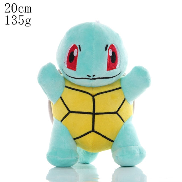 Pokemon Plush Toy Pikachu Stuffed Eevee Charmander Squirtle Charizard Blastoise Bulbasaur Anime Figure Doll Baby Christmas Gift