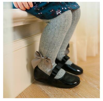 Cotton Girls Tights Princess Bowknet Baby Girl&#39;s One-Piece Pantyhose Baby Spring and Autumn New Style Trousers Lace Stocking