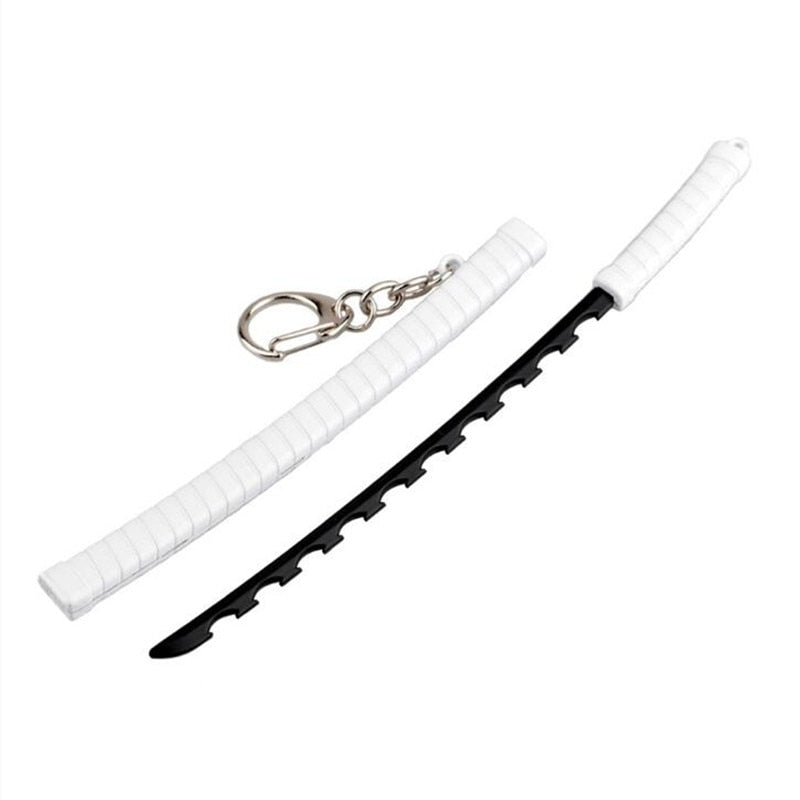 Demon Slayer Sword Keychain Japan Anime Demon Slayer Kimetsu no Yaiba Cartoon Kamado Tanjirou Blade Chaveio Weapons Props Gifts