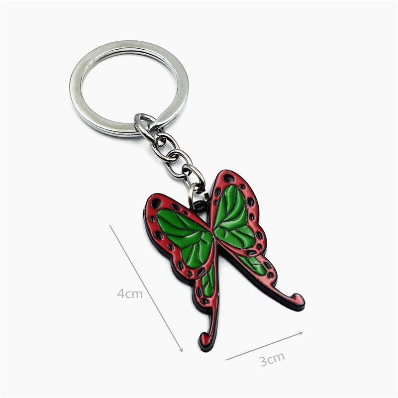 Demon Slayer Sword Keychain Japan Anime Demon Slayer Kimetsu no Yaiba Cartoon Kamado Tanjirou Blade Chaveio Weapons Props Gifts