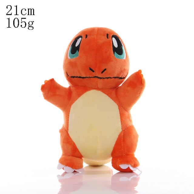Pokemon Plush Toy Pikachu Stuffed Eevee Charmander Squirtle Charizard Blastoise Bulbasaur Anime Figure Doll Baby Christmas Gift