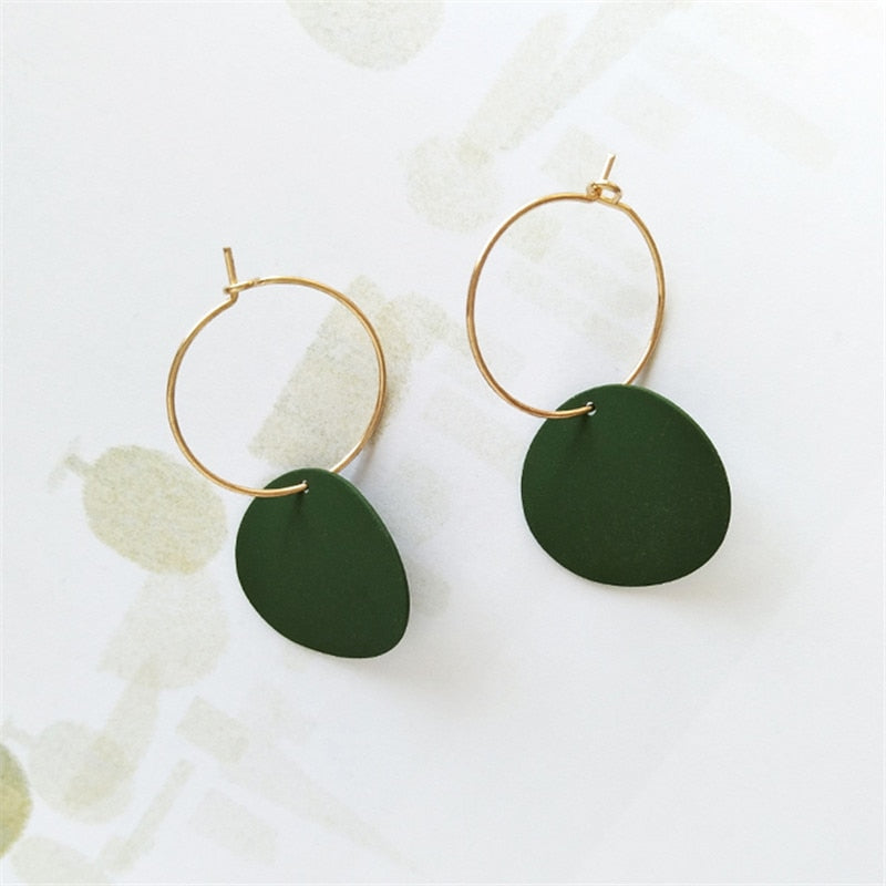 Women Earrings Irregular Geometrical Temperament of Restoring Ancient Ways Round Earrings Earrings Metal Earrings Wholesale 002