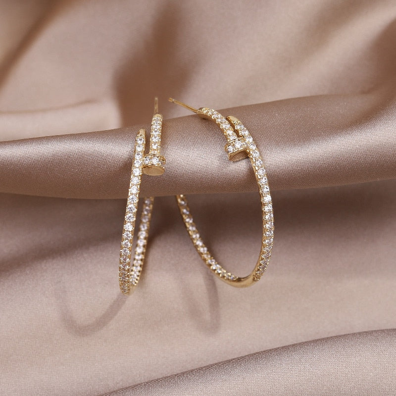 Korea New  Fashion Jewelry Exquisite 14K Real Gold Plated AAA Zircon Ring Elegant Women&#39;s Opening Adjustable Wedding Gift