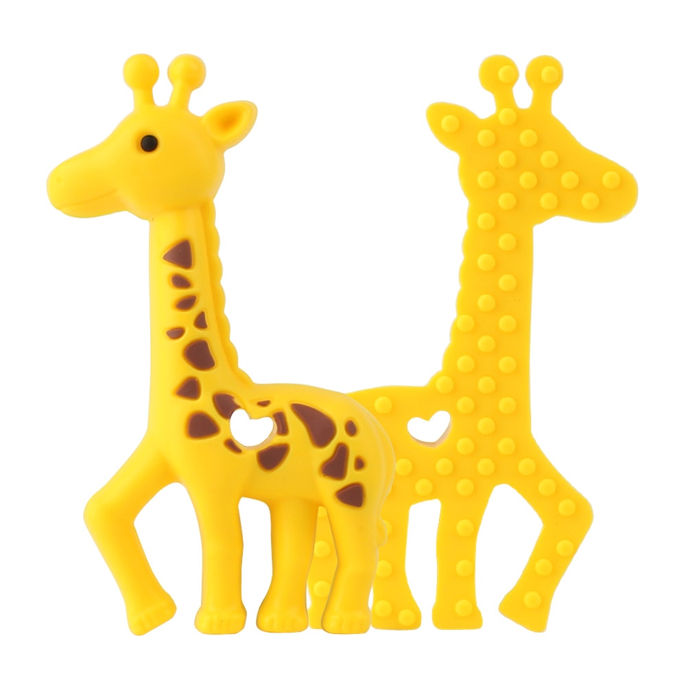 Keep&amp;Grow 1pcs Baby Animal Silicone Teethers Dog Dinosaur Koala Baby Teething Product Accessories For Pacifier Chains BPA Free