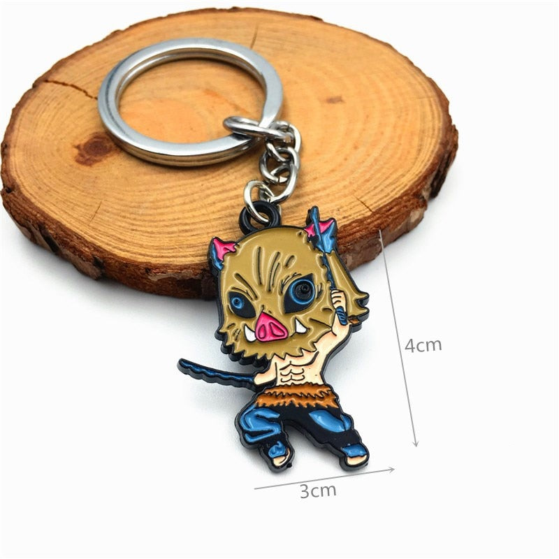 Demon Slayer Sword Keychain Japan Anime Demon Slayer Kimetsu no Yaiba Cartoon Kamado Tanjirou Blade Chaveio Weapons Props Gifts
