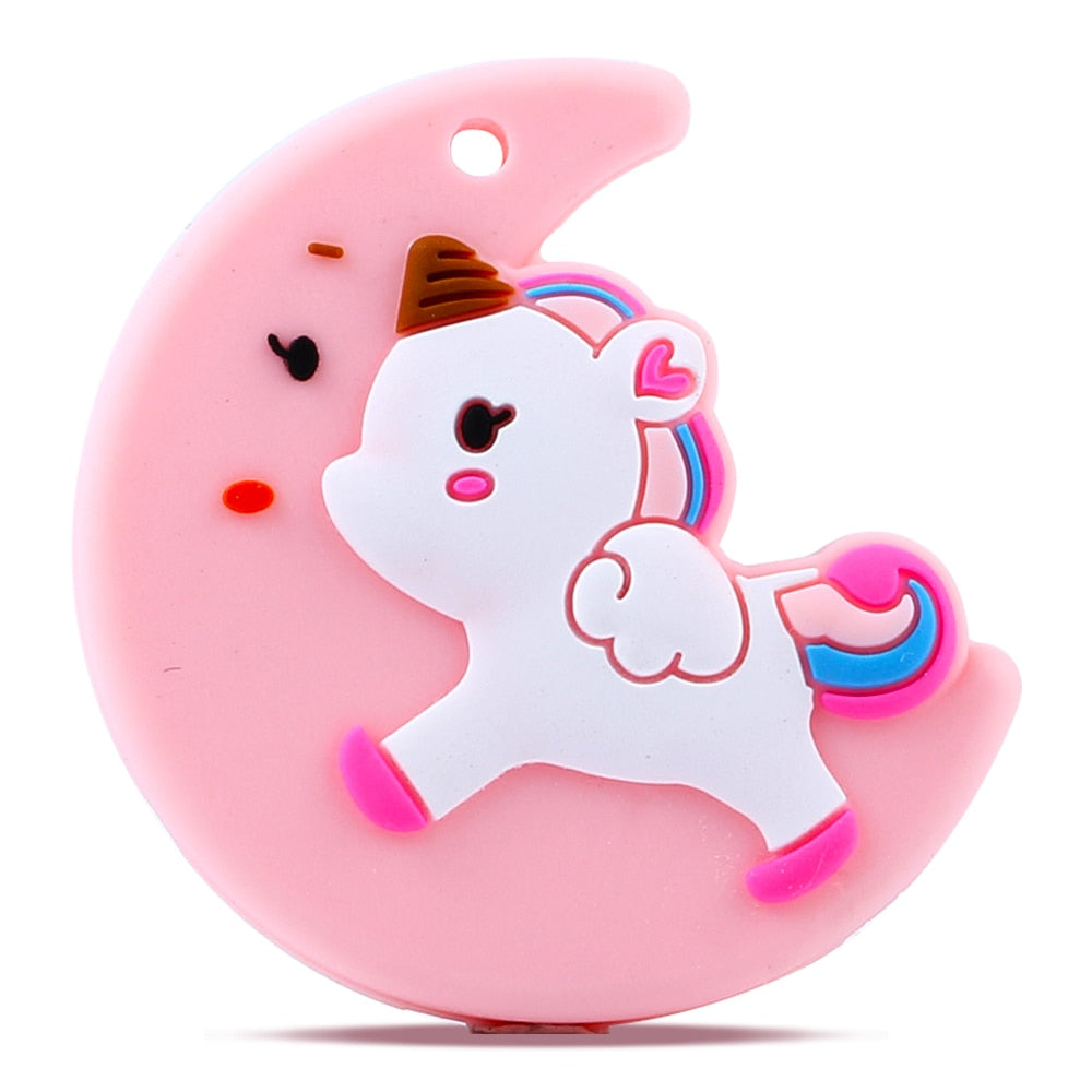 Keep&amp;Grow 1pcs Baby Animal Silicone Teethers Dog Dinosaur Koala Baby Teething Product Accessories For Pacifier Chains BPA Free