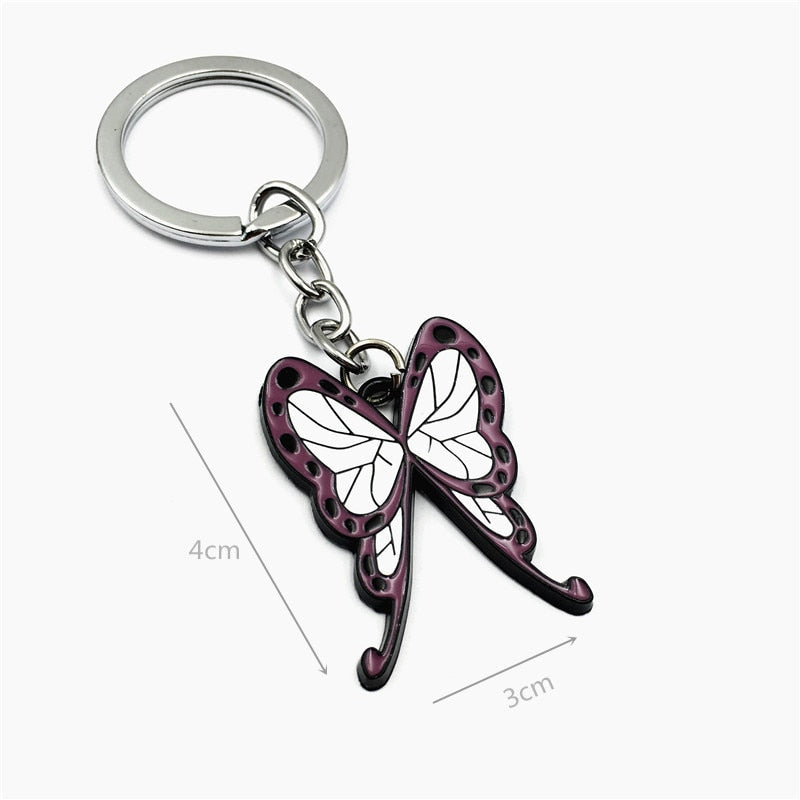Demon Slayer Sword Keychain Japan Anime Demon Slayer Kimetsu no Yaiba Cartoon Kamado Tanjirou Blade Chaveio Weapons Props Gifts