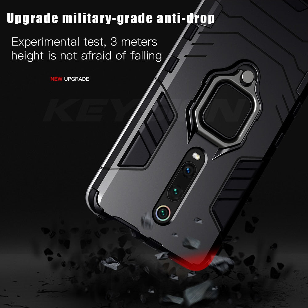 KEYSION Shockproof Case For Redmi 9 K20 Pro Note 9S 9 Pro Max 7 7a 6 8 Pro Phone Cover for Xiaomi Mi 9T 9SE CC9e Mi 8 lite A2 A3