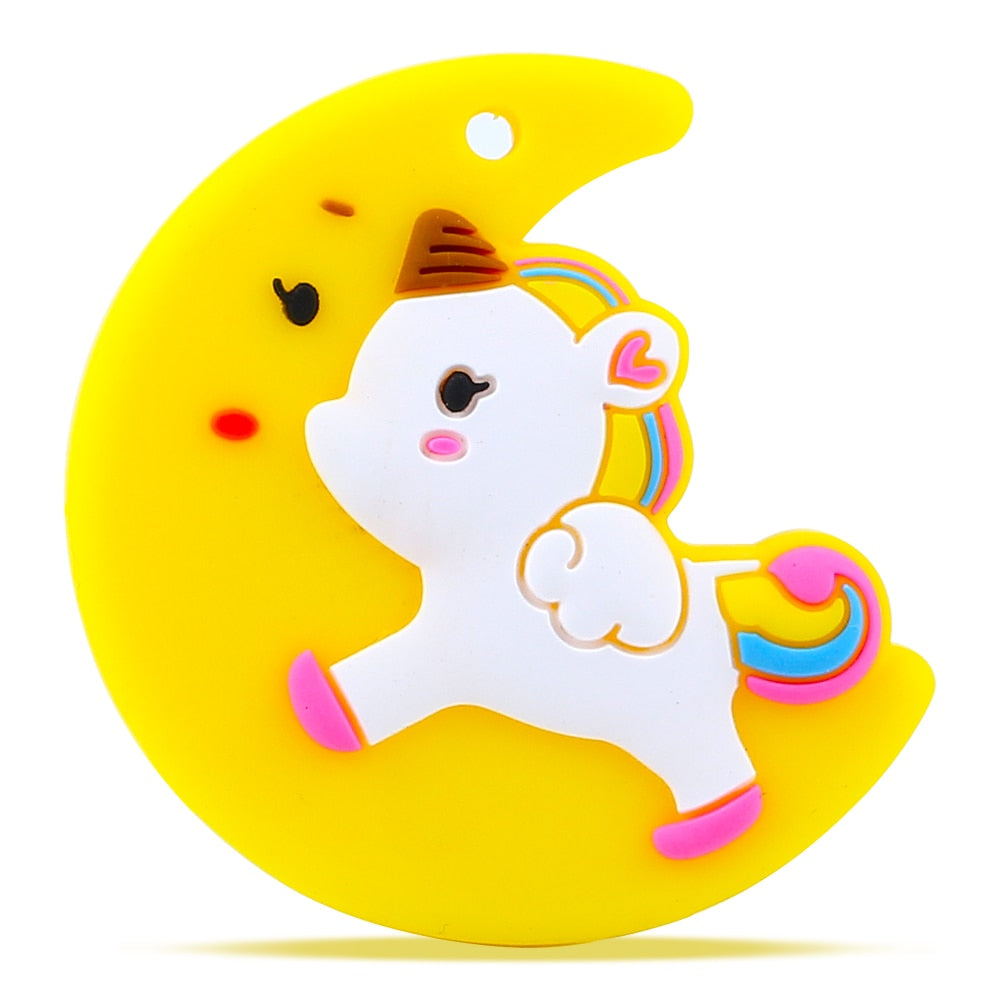 Keep&amp;Grow 1pcs Baby Animal Silicone Teethers Dog Dinosaur Koala Baby Teething Product Accessories For Pacifier Chains BPA Free
