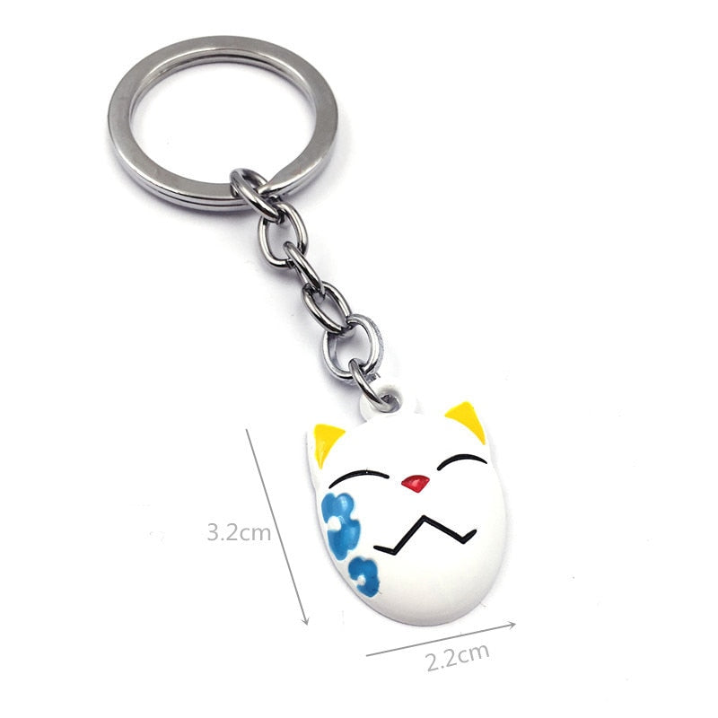 Demon Slayer Sword Keychain Japan Anime Demon Slayer Kimetsu no Yaiba Cartoon Kamado Tanjirou Blade Chaveio Weapons Props Gifts