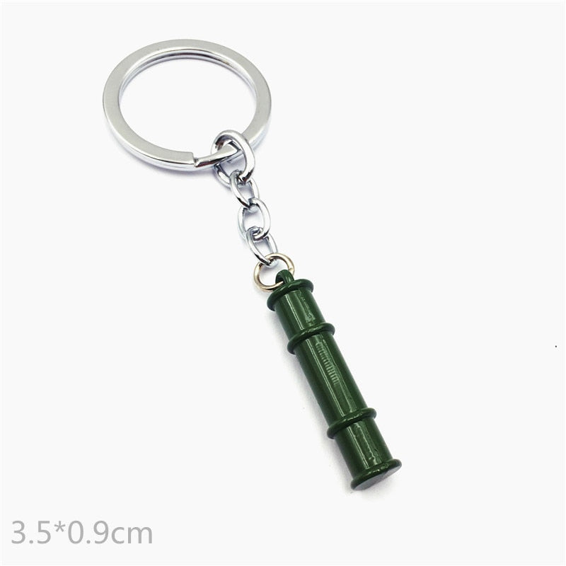 Demon Slayer Sword Keychain Japan Anime Demon Slayer Kimetsu no Yaiba Cartoon Kamado Tanjirou Blade Chaveio Weapons Props Gifts